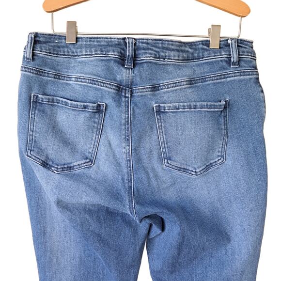 J Mclaughlin Treva Jeans Size 10 Slim Fit Ankle Length Zip Pocket - Picture 8 of 9